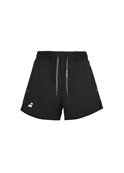 Exercise Siyah Kadın Tenis Şortu