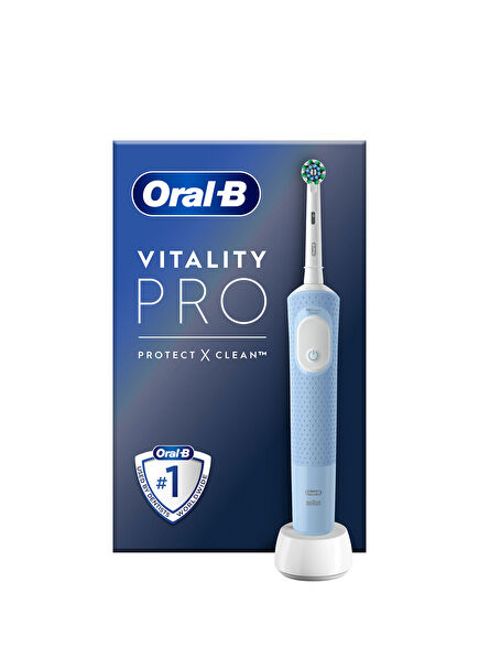 D103 Vitality Pro Cross Action Mavi Şarjlı Diş Fırçası