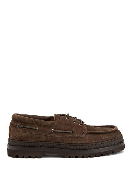 Brown Men's Suede Loafer