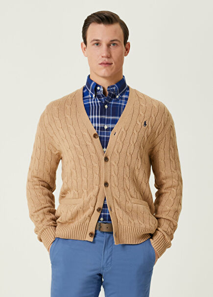 Kamel V Yaka Triko Hırka