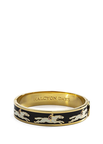 Race Horse Hinged Bracelet