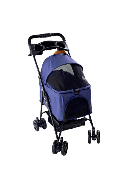 Verstappen Lacivert Kedi ve Köpek Taşıma Arabası 