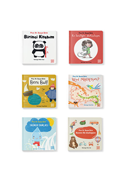 Prof. Dr. Selçuk Şirin Bebek Kitaplığı 6'lı Kitap Seti 