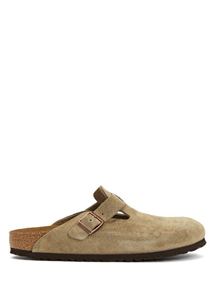 Boston Mink Men's Suede Slippers