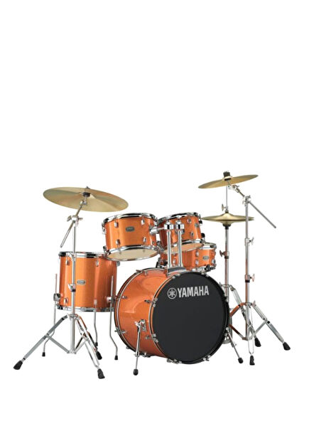 JRDP0F5ORGCPSET Rydeen 20" Orange Glitter Akustik Davul 