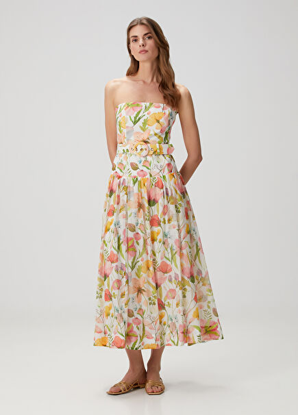 Paula White Floral Maxi Dress