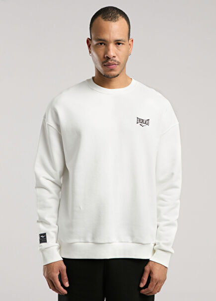 Ever Essentials Comfort White Men's Sweatshirt