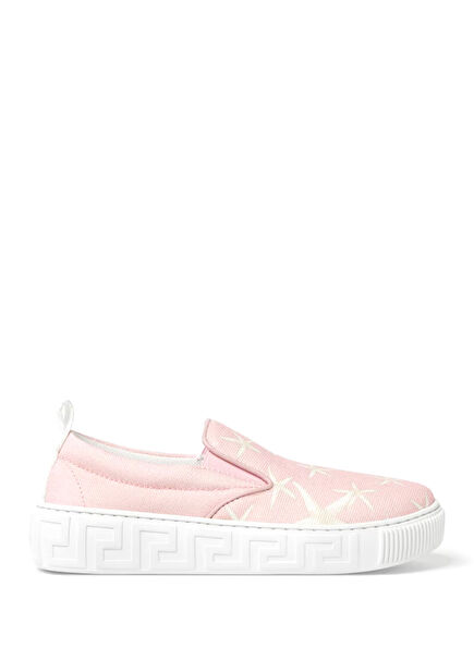 Pembe Yıldız Desenli Çocuk Sneaker