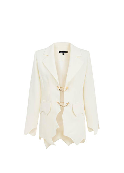 Jett Ekru Kadın Blazer Ceket