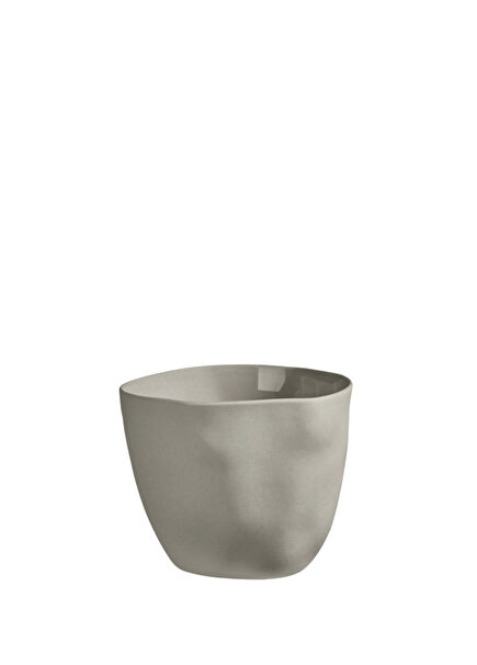 Gray Ceramic Handleless Cup