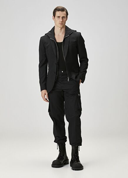 Siyah Kargo Pantolon