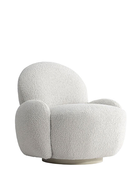 St. Jean White Teddy Armchair
