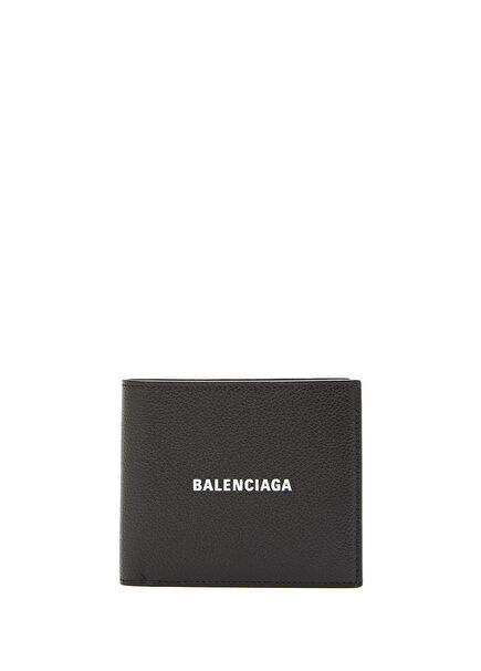 Black & White Men's Leather Wallet