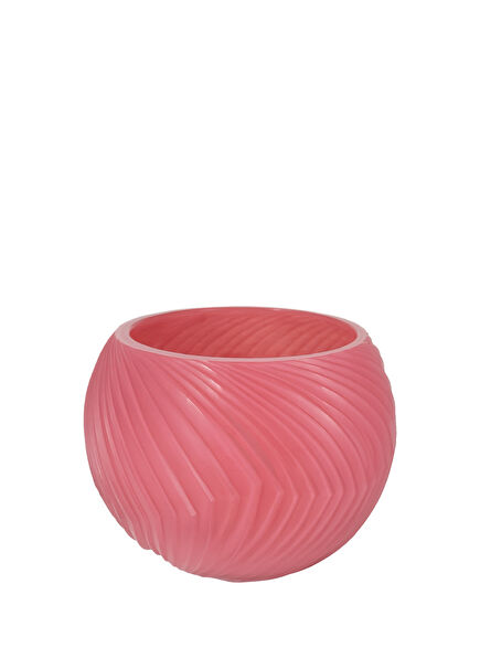 Demeter Pink Glass Large Vase