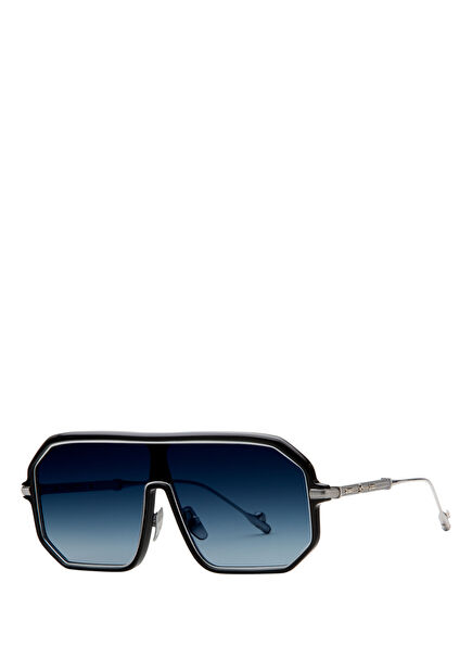 N24 Black Silver Lacivert Unisex Güneş Gözlüğü