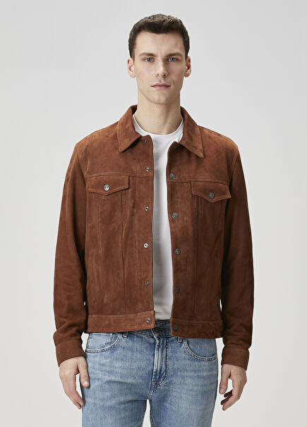 Tan Suede Outer Shirt