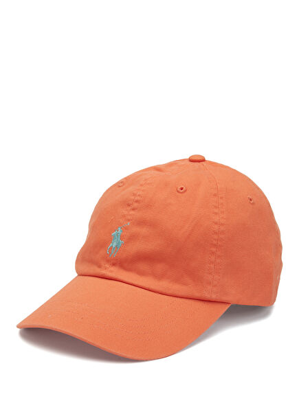 Orange Logo Embroidered Men's Hat