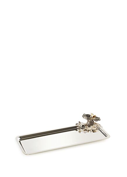 Orchid Silver Plated Tray