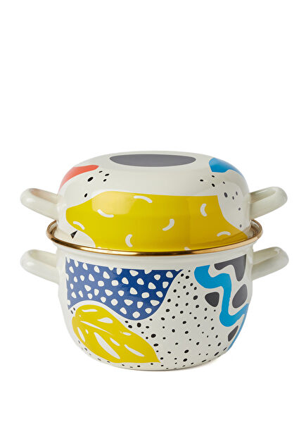 Flashback Enamel Steel Mussel Pot