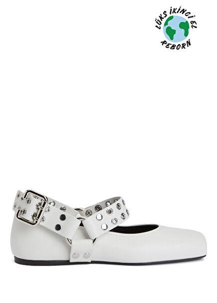 Alaia women's ballet flats
