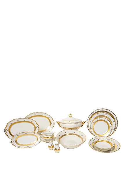 Porselen 77 Parça 12 Kişilik Yemek Takımı