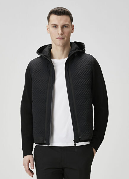 Barrett Siyah Garni Detaylı Mont