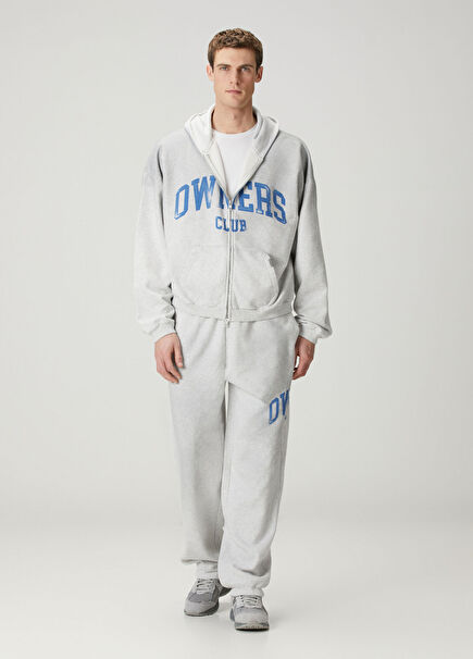 Açık Gri Jogger Eşofman Altı