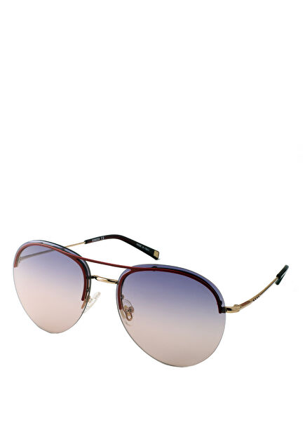 Hm 1313 C 3 Altın Rengi Metal Unisex Güneş Gözlüğü