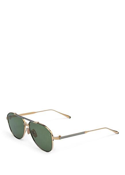 AKS-521A Helios Altın Rengi Titanyum Erkek Güneş Gözlüğü