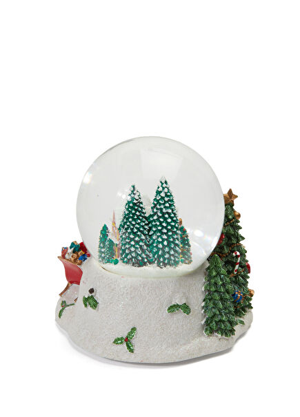 Noel Ağacı Detaylı Cam Küre