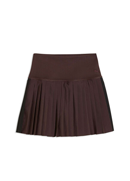 T7 Chocolate Brown Women's Sports Skirt