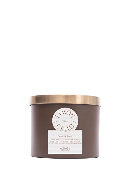 Limoncello Doğal Mum 600 gr