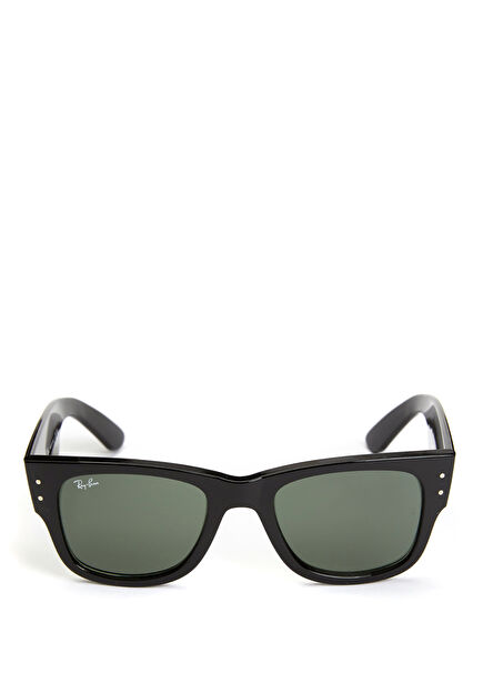 Siyah Dikdörtgen Formlu Erkek Güneş Gözlüğü