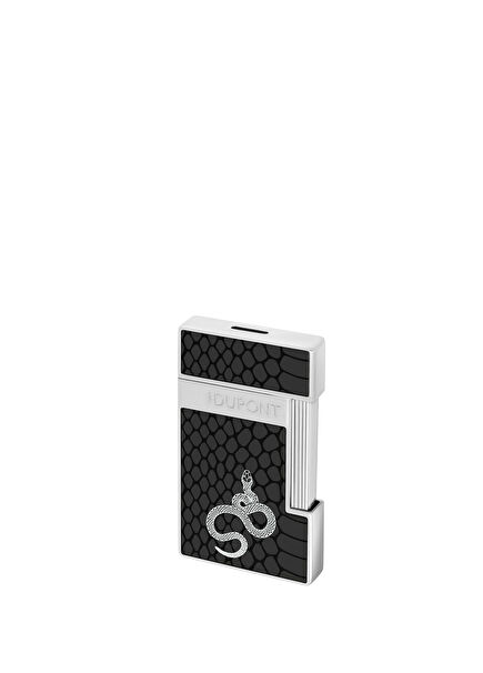 Slimmy Black Grey Lacquered Lighter