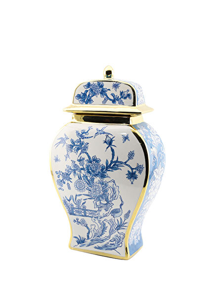 Santana Mavi Porselen Küp 38 cm