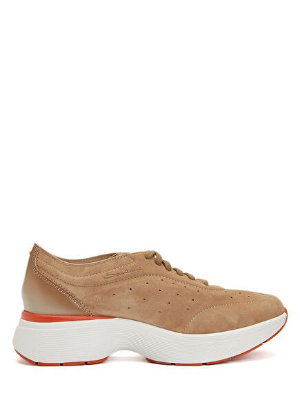 Açık Kahverengi Kadın Nubuk Sneaker