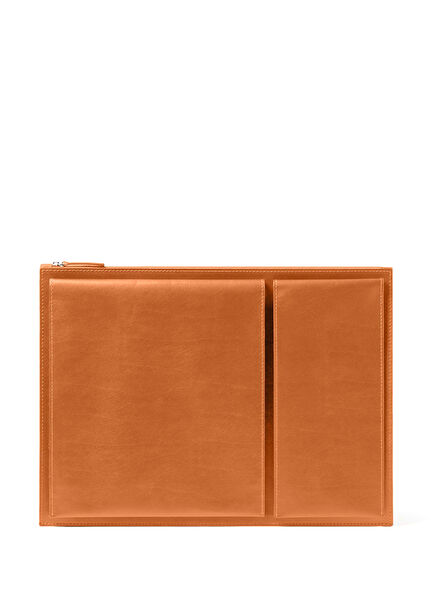 Flat 14'' Brown Laptop Cover