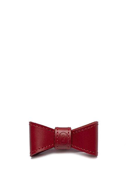 Red Leather Bow Tie for Small Breed Dogs and Cats