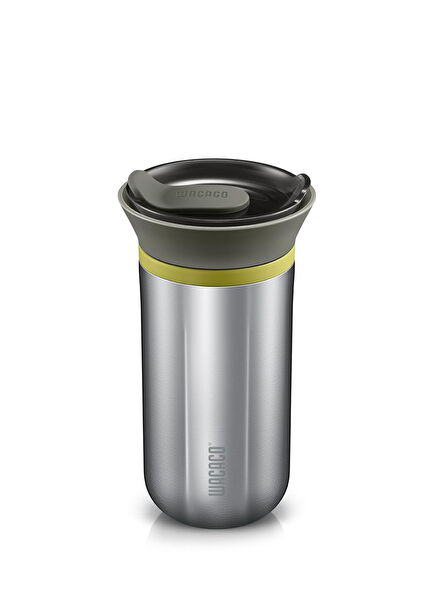 Cuppamoka Silver Steel Portable Coffee Brewing Equipment and Thermos