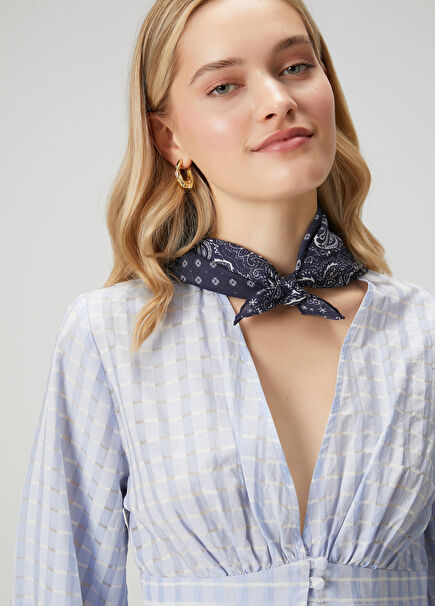 Navy Blue Women's Bandana