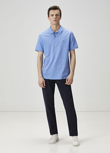Slim Fit Lacivert Spor Pantolon