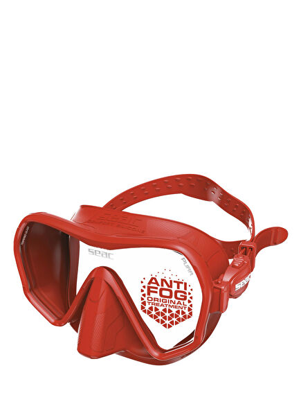 Pura Antifog Red Unisex Diving Mask