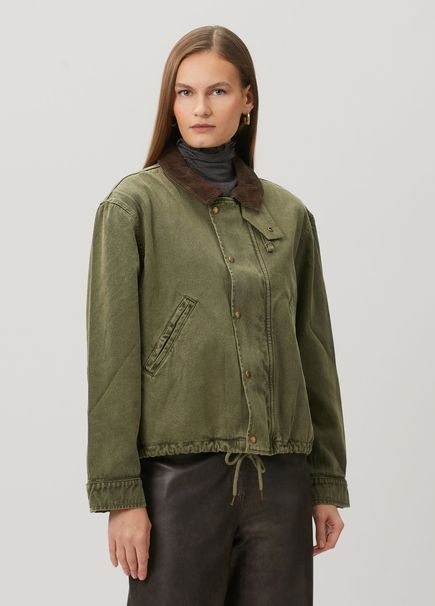 Torii Khaki Cotton Twill Jacket