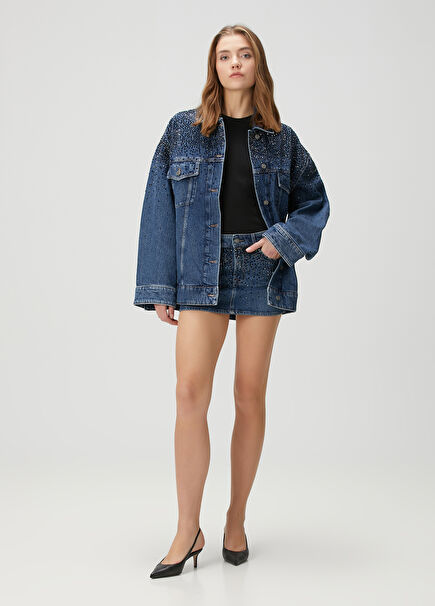 Blue Denim Skirt