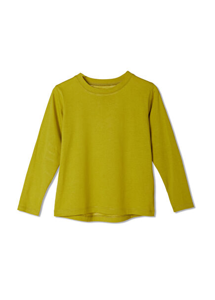 Padded Long Sleeve, Sarı-Yeşil, 4-5YAŞ