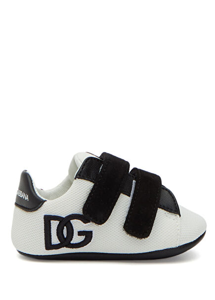 Beyaz Siyah Erkek Bebek Sneaker