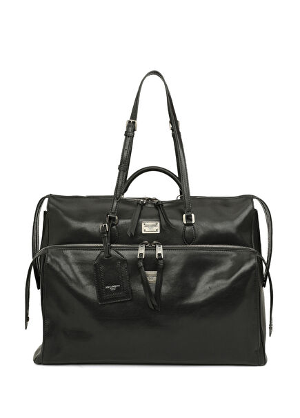 Vittoria Siyah Kadın Deri Seyahat Çantası