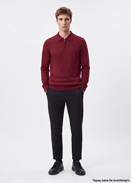 Slim Fit Black Chino Pants