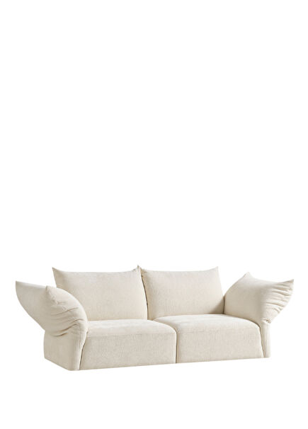 Modena Comfort Bej Mekanizmalı İkili Kanepe