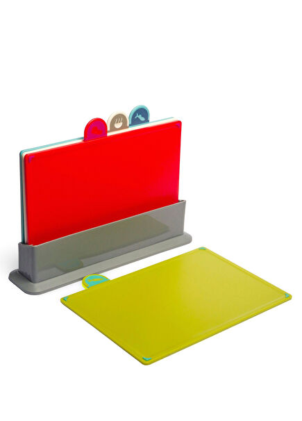 Renkli 4'lü Kesme Tahtası Seti